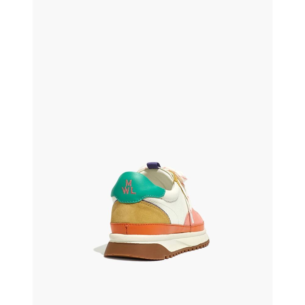 Madewell sz 7.5 Kickoff Trainer Sneakers in Colorblock Leather SH238 - Picture 2 of 7
